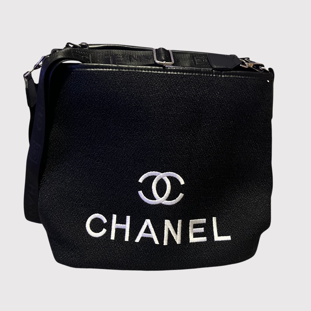 Black Soft Feel 'C' Bag