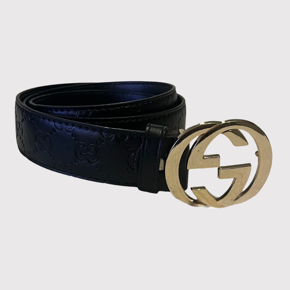 Gold Buckle 'GG' Belt