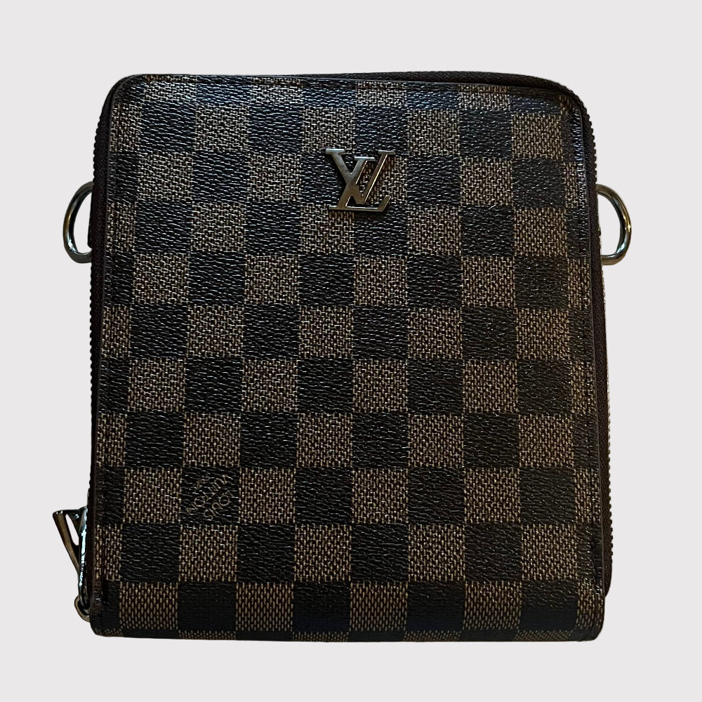 Men's Leather 'LV' Man Bag