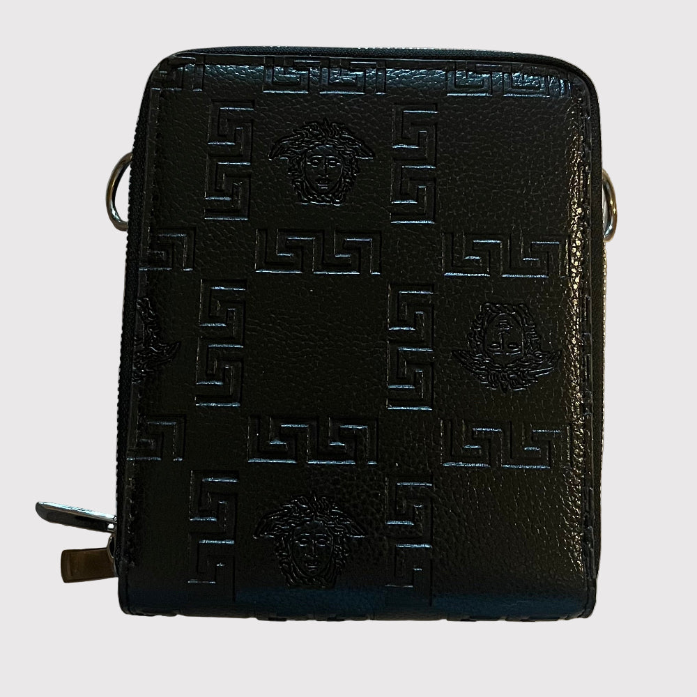 Men's Leather 'V' Man Bag