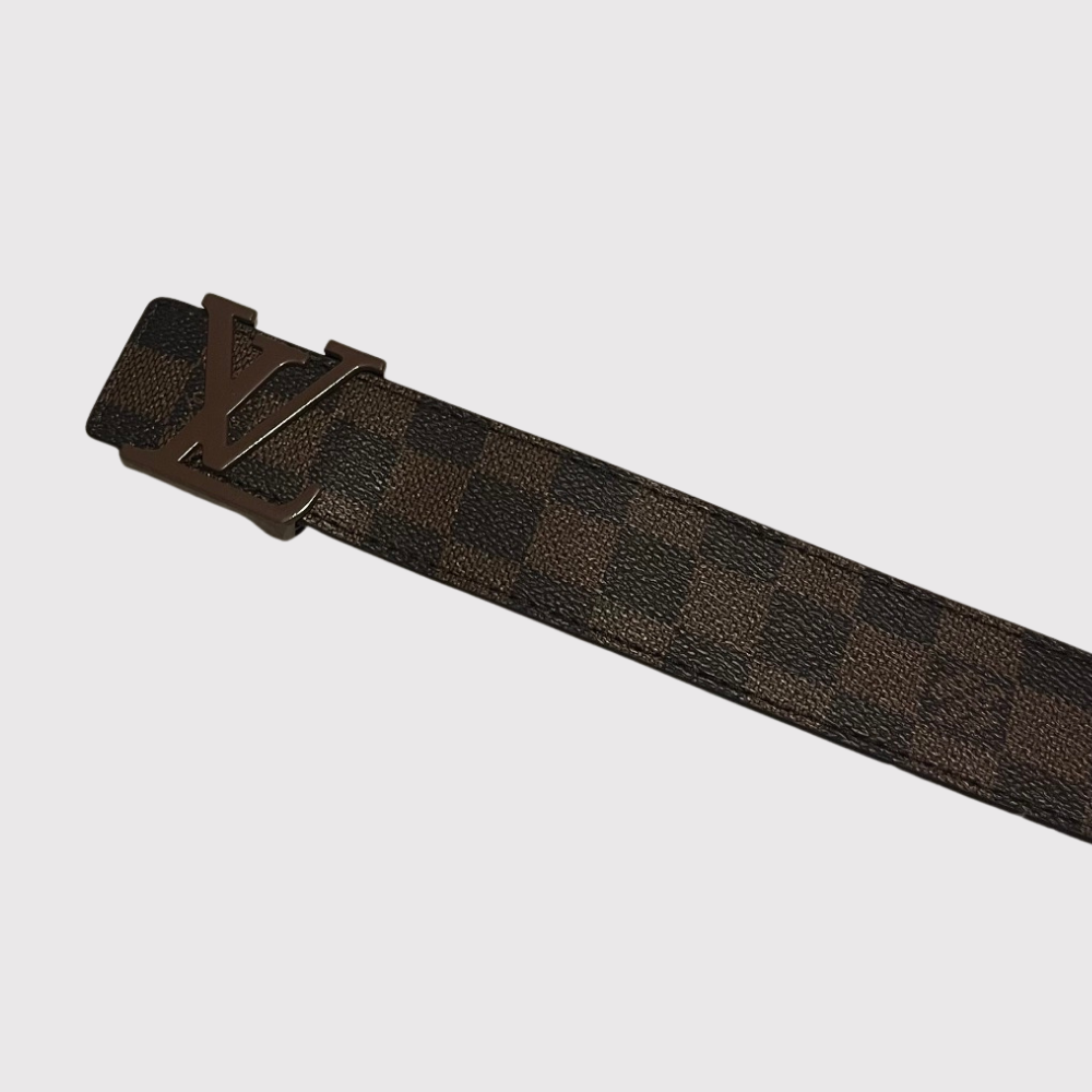 Brown & Tan 'LV' Belt