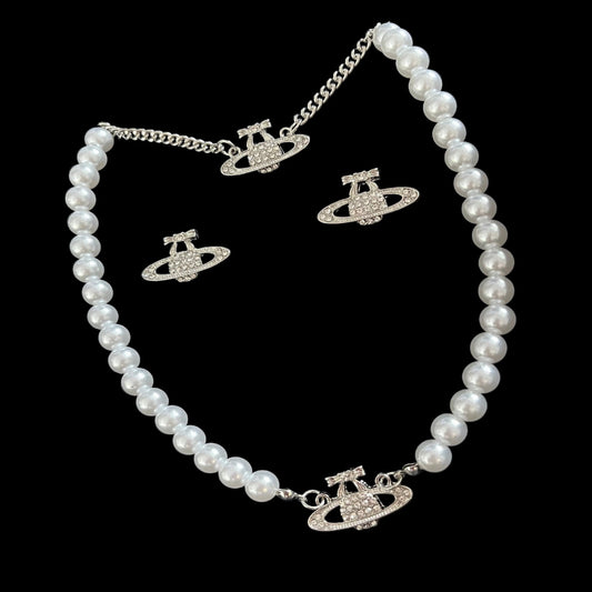 3 Piece Silver 'Viv' Jewellery Set