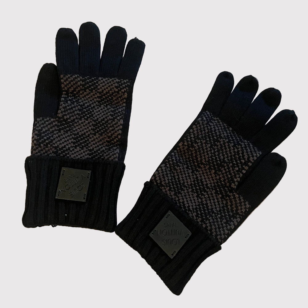 Men's 'LV' Wool Gloves