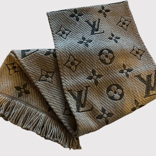 Wool 'LV' Scarf