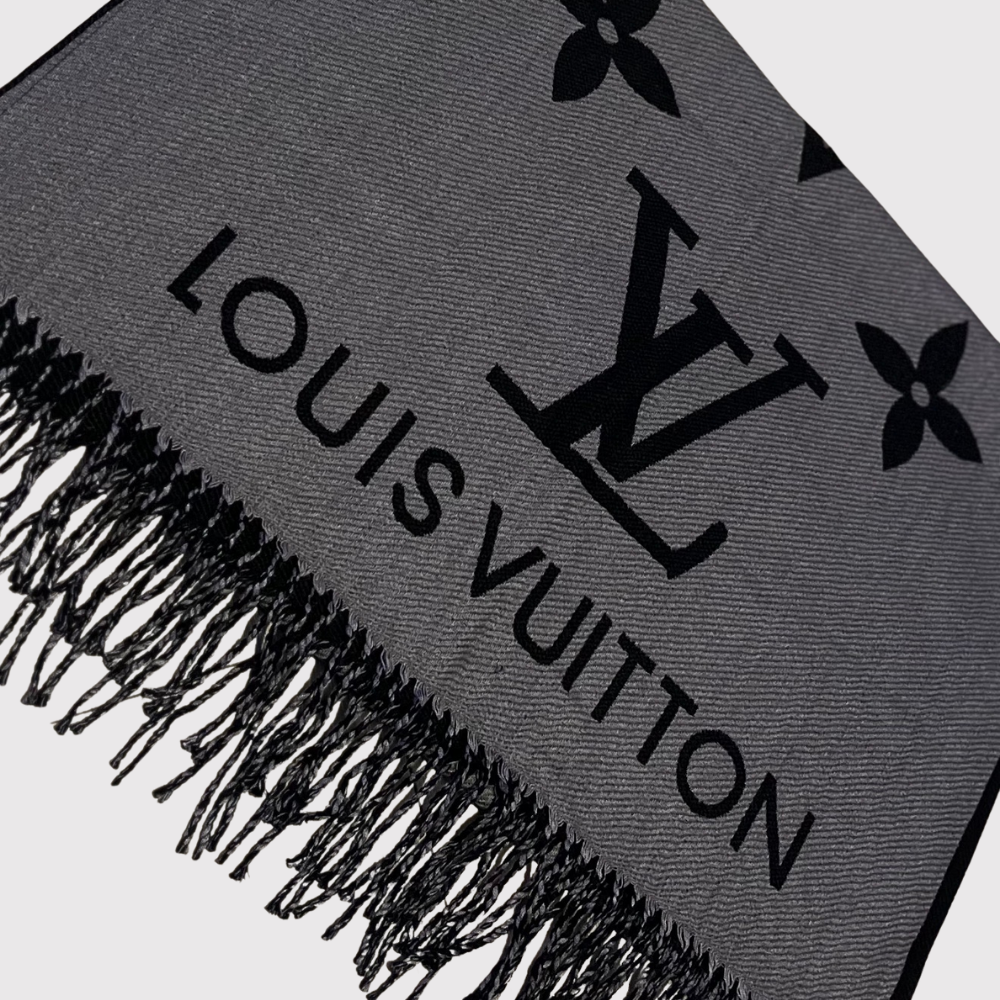 'LV' Thick Wool Scarf