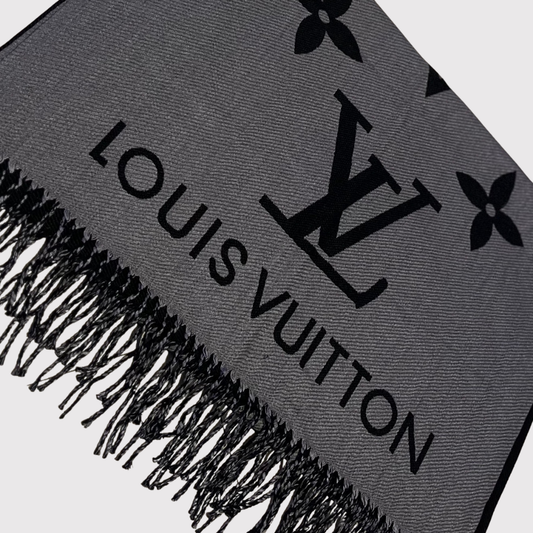 'LV' Thick Wool Scarf